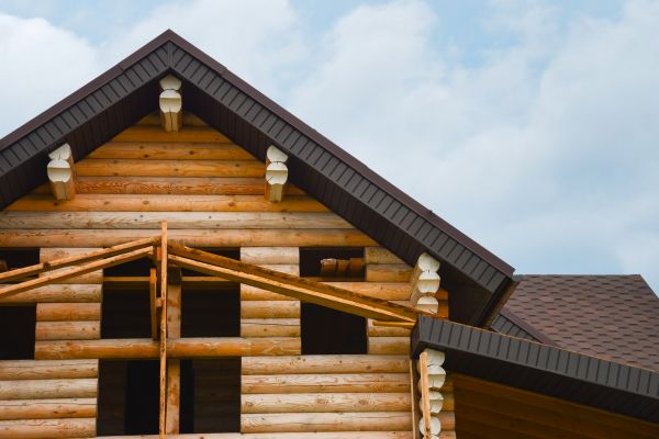 Log Home Siding Installation in Garland